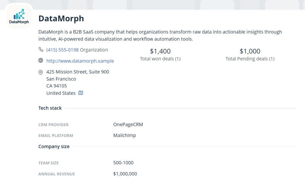 custom field dividers for organization fileds