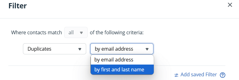 handling duplicates in crm