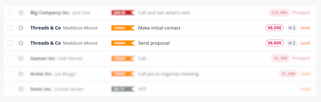 duplicated leads in crm