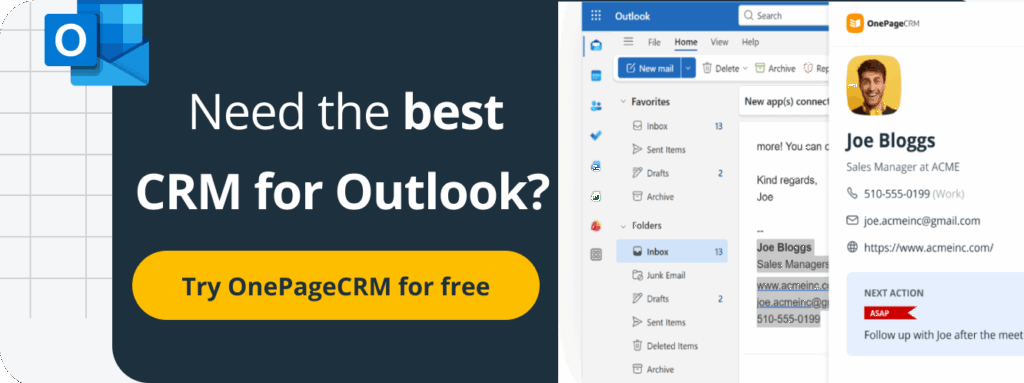 best outlook crm banner