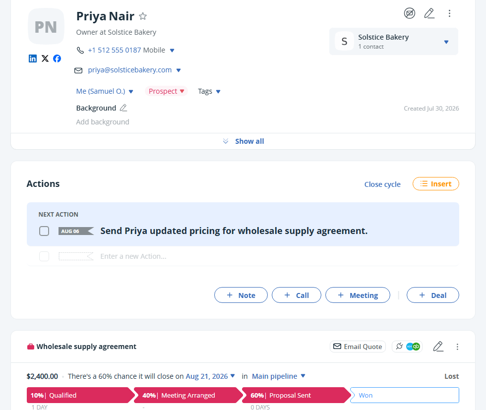 perplexity ai assistant crm update