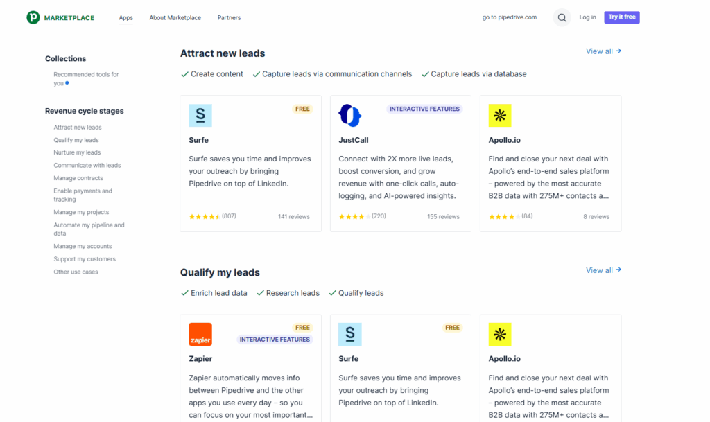 pipedrive crm integrations