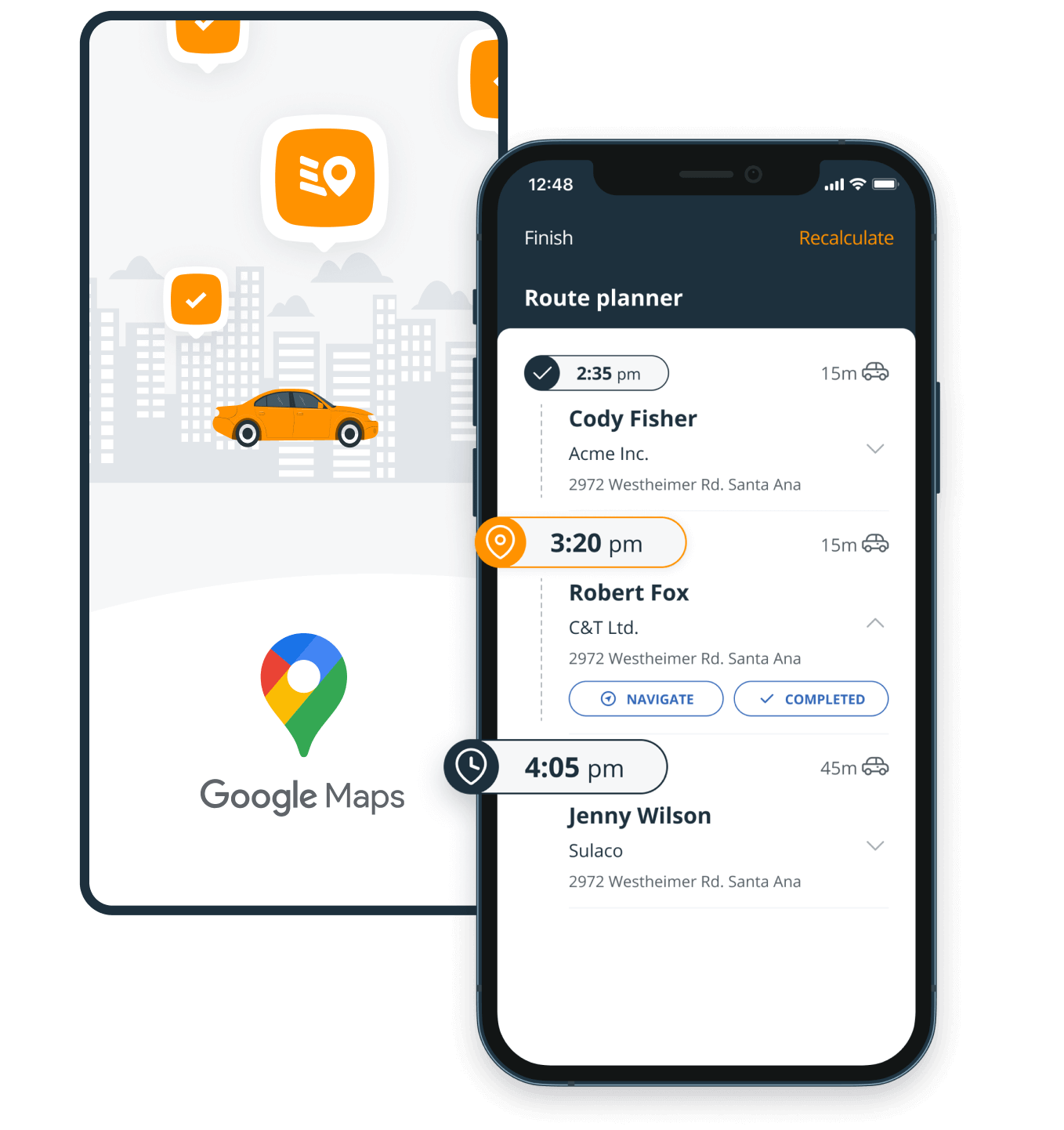 sales route planner with crm integration