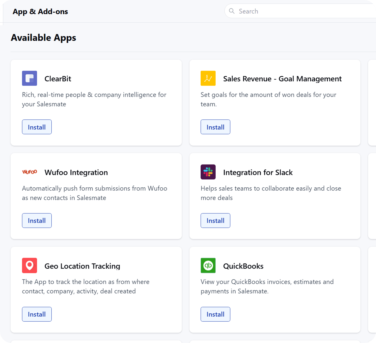 Salesmate integrations
