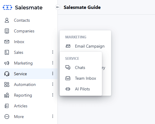 feature bloat in salesmate crm