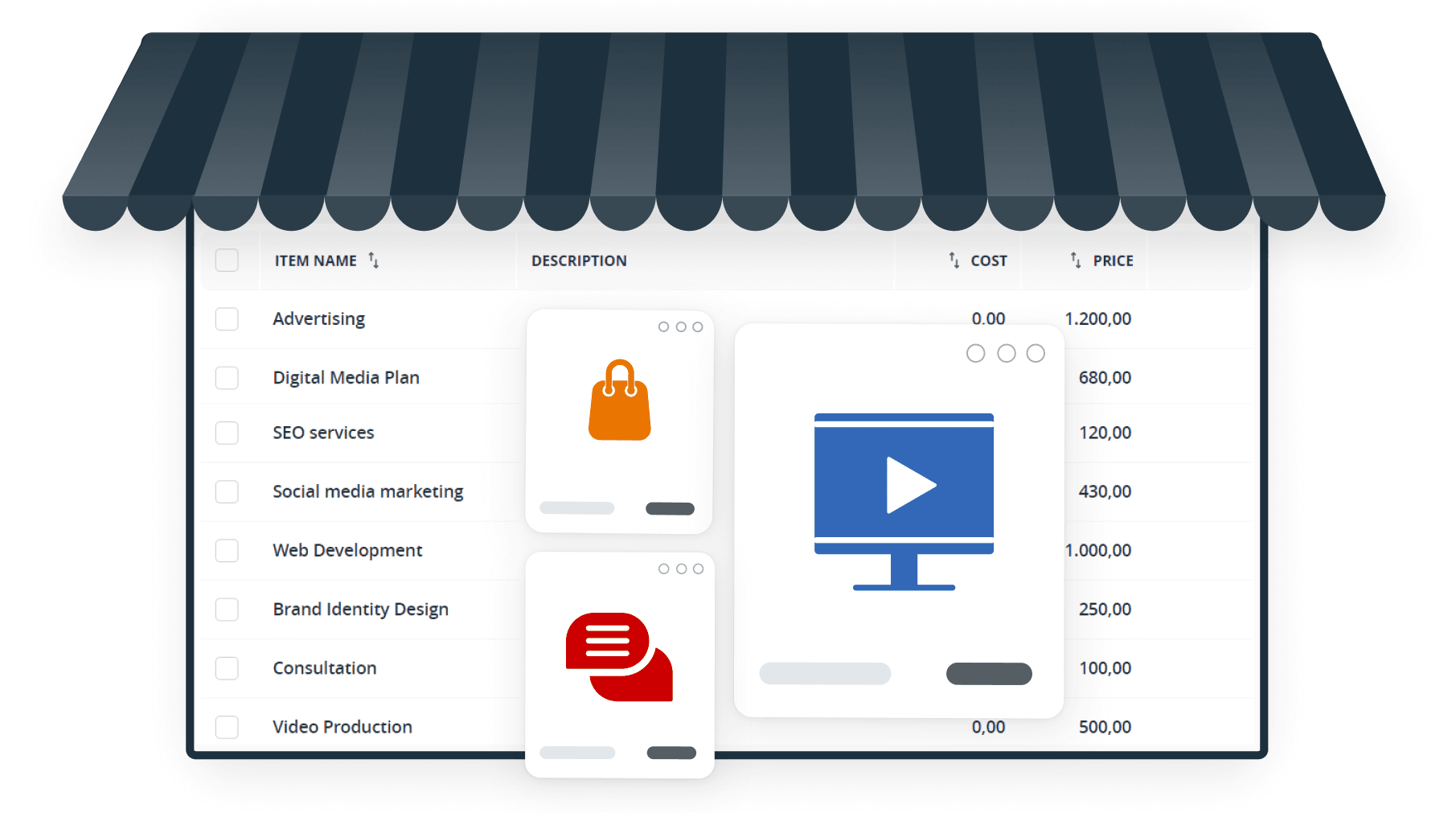 Standardize and build deals faster with Deal Items