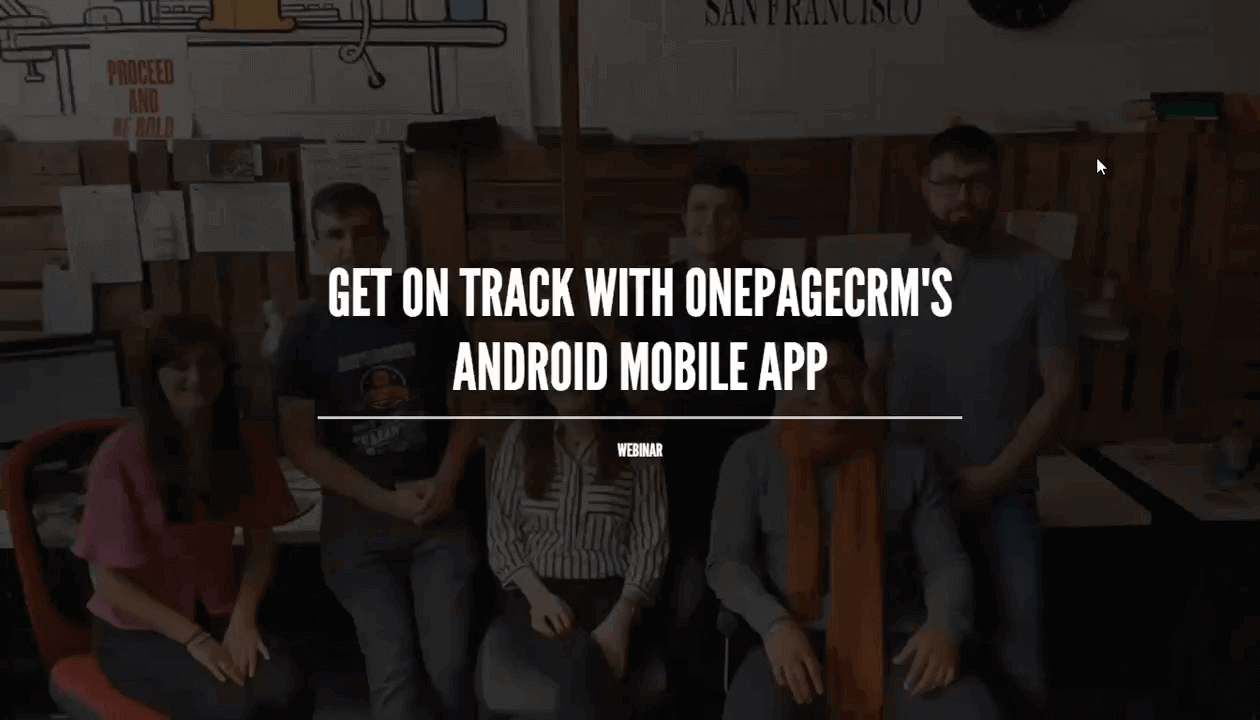 mobile crm webinar