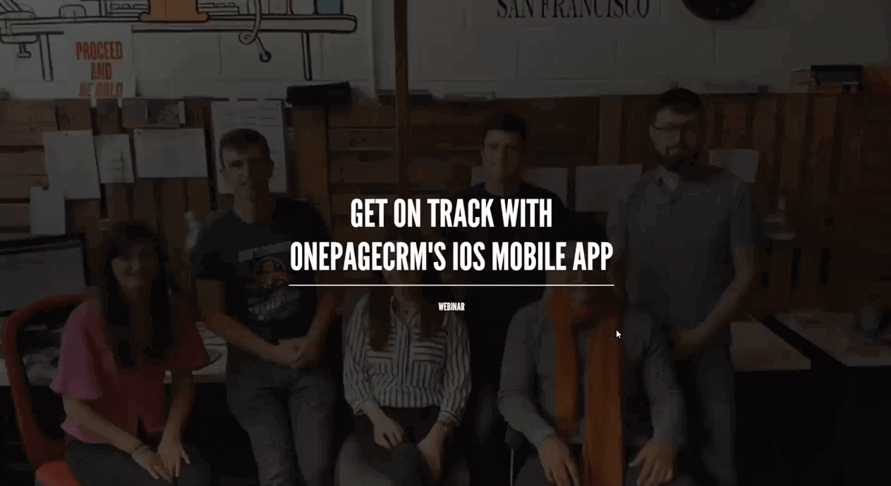 mobile crm webinar